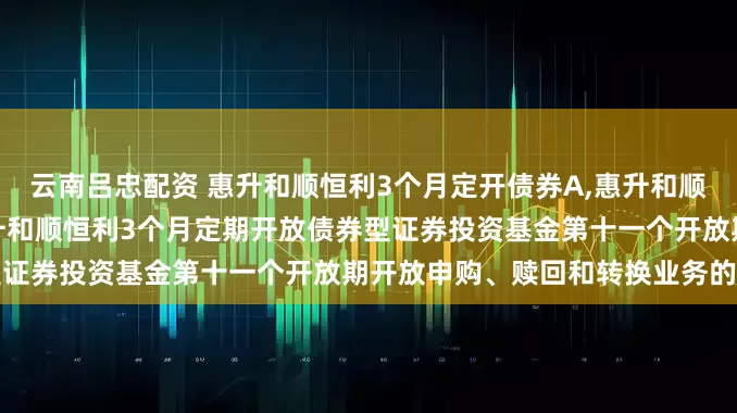 云南吕忠配资 惠升和顺恒利3个月定开债券A,惠升和顺恒利3个月定开债券C: 惠升和顺恒利3个月定期开放债券型证券投资基金第十一个开放期开放申购、赎回和转换业务的公告